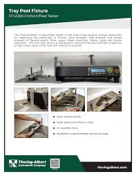 Tray Peel Fixture