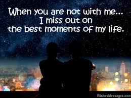 I Miss You Messages for Wife: Missing You Quotes for Her ... via Relatably.com