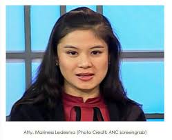 ABS-CBNNews.com reports that Daxim Lucas of the Philippine Daily Inquirer has named 29-year-old lawyer Mariness “Kim” Ledesma as the mystery woman President ... - 1378180160-MarinessLedesma