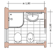 Bagni per abitazioni - bagni dwg - Archweb