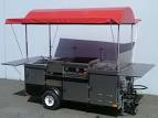 Food cart grill