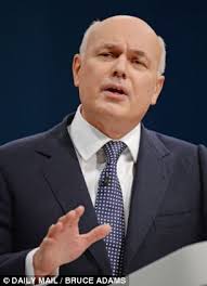 Demand: Iain Duncan Smith (left) has called on Ed Miliband (right) to &#39;immediately&#39; say what cuts Labour would make to keep within a legal cap on welfare ... - article-0-186E66F900000578-903_306x423