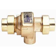 Apollo 404A33AM 1/2" Bronze Dual Check with Atmospheric Vent ...