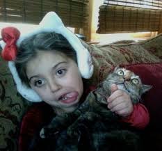 funny little girl and a cat. — By Dave on 2012/01/11 5:42 PM. funny little girl and a cat - funny-little-girl-and-a-cat