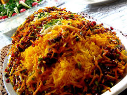 نتیجه تصویری برای خورش قیمه خلال و زرشک