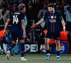 UEFA Champions League: Hakimi assists PSG superstar Kvaratskhelia in thrilling semifinal first leg win