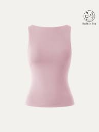 Gray Boatneck Neck Tank Top – OGLmove