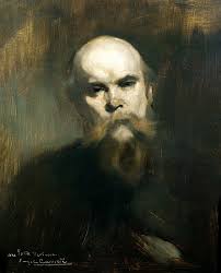 Portrait of Paul Verlaine (1844-96) 1890 - Eugène Carrière