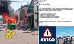 #Uruapan Alcaldesa Grecia Quiroz Pide Resguardarse A La Población Tras Quema De Vehículos Por Operativo Federal En Jalisco