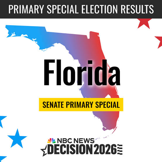 Angie Nixon, a DSA member and anti-Israel critic, won Florida's Democratic Senate primary over Alex Vindman; Ashley Moody won the Republican primary