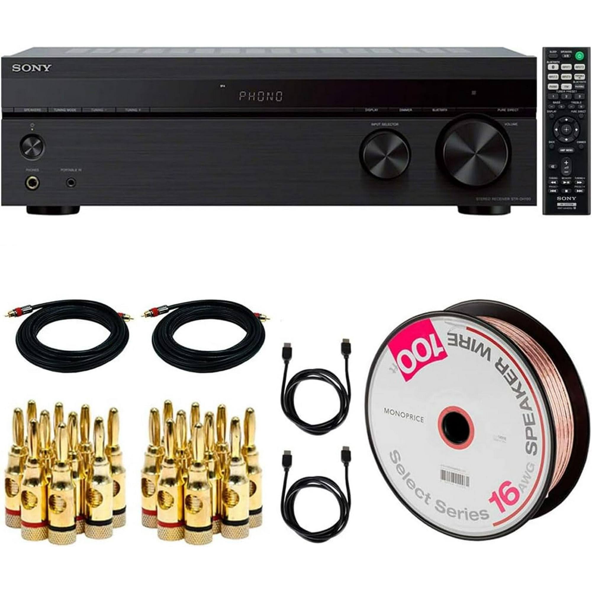 Sony 2-Channel Stereo Receiver with Phono and Bluetooth