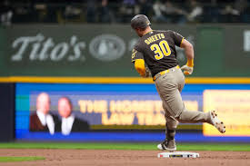 Padres Brewers Baseball