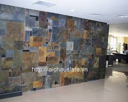 Hình ảnh về Đá đa sắc ốp tường