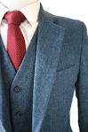 Classic fit blue tweed jacket Charles Tyrwhitt