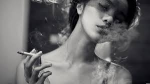 Image result for tip her chin  smoke