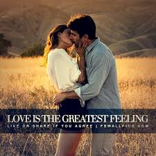 Love Is The Greatest Feeling Quote Facebook Wall Pic via Relatably.com