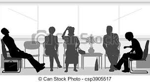 Image result for patients sitting in a clinic clip art images