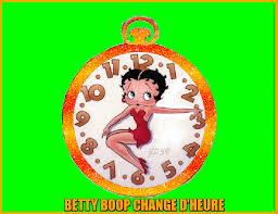 Résultat de recherche d'images pour "gifs betty boop changement d'heure"