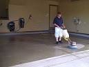 Garage floor cleaning