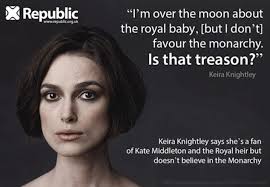 SEBASTIAN SHAKESPEARE: Keira, poster girl for the anti-monarchists ... via Relatably.com