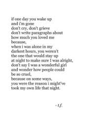 death depressed depression friends alone broken self harm self ... via Relatably.com