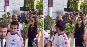 Hardik Pandya meets head coach with girlfriend Mahika - Gambhir's reaction goes viral