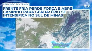 Frente fria perde força e abre caminho para geada: frio se intensifica no Sul de Minas