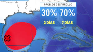 Vigilan zona en el Golfo con probabilidad de formación