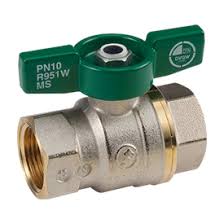 R951W - DADO ball valve, female-female connections, heavy ...