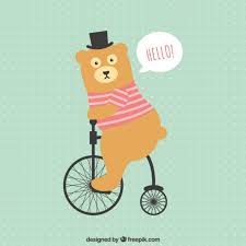 Resultado de imagen para animales MONTADOS EN BICICLETAS