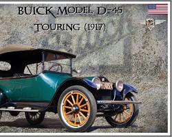 Buick Model D car, year 1915