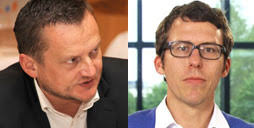 Leuchtturmpreisträger 2014: Uwe Ritzer und Bastian Obermayer