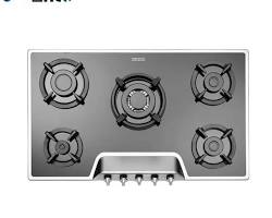 تصویر شیشه سکوریت اجاق گاز رومیزی G5951 i s