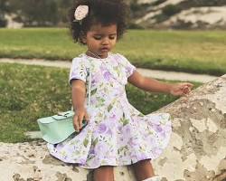 Floral Easter dress for girls