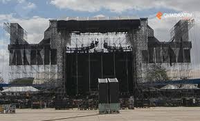 Todo listo para el concierto de Shakira en Mérida