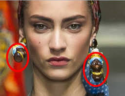 Did Dolce &amp; Gabbana send racist earrings down the catwalk? There&#39;s nothing cute about accessories that make light of colonial imagery. by Sara Ilyas of the ... - jemima-jewelry