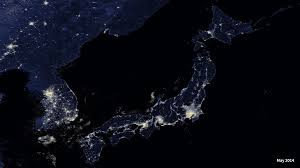 Image result for japan from space
