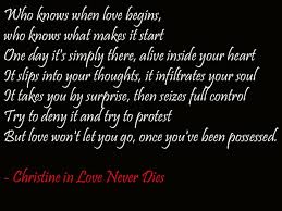 Christine Daae in Love Never Dies musical lyrics quotes | Broadway ... via Relatably.com