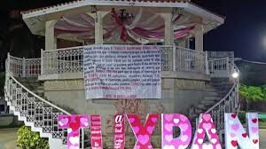 Amenazan con narco-mantas a director de Policía Municipal y alcalde de Tuxpan