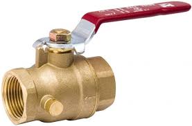 Value Collection 1/2" Pipe, Full Port, Brass Side Drain Ball ...