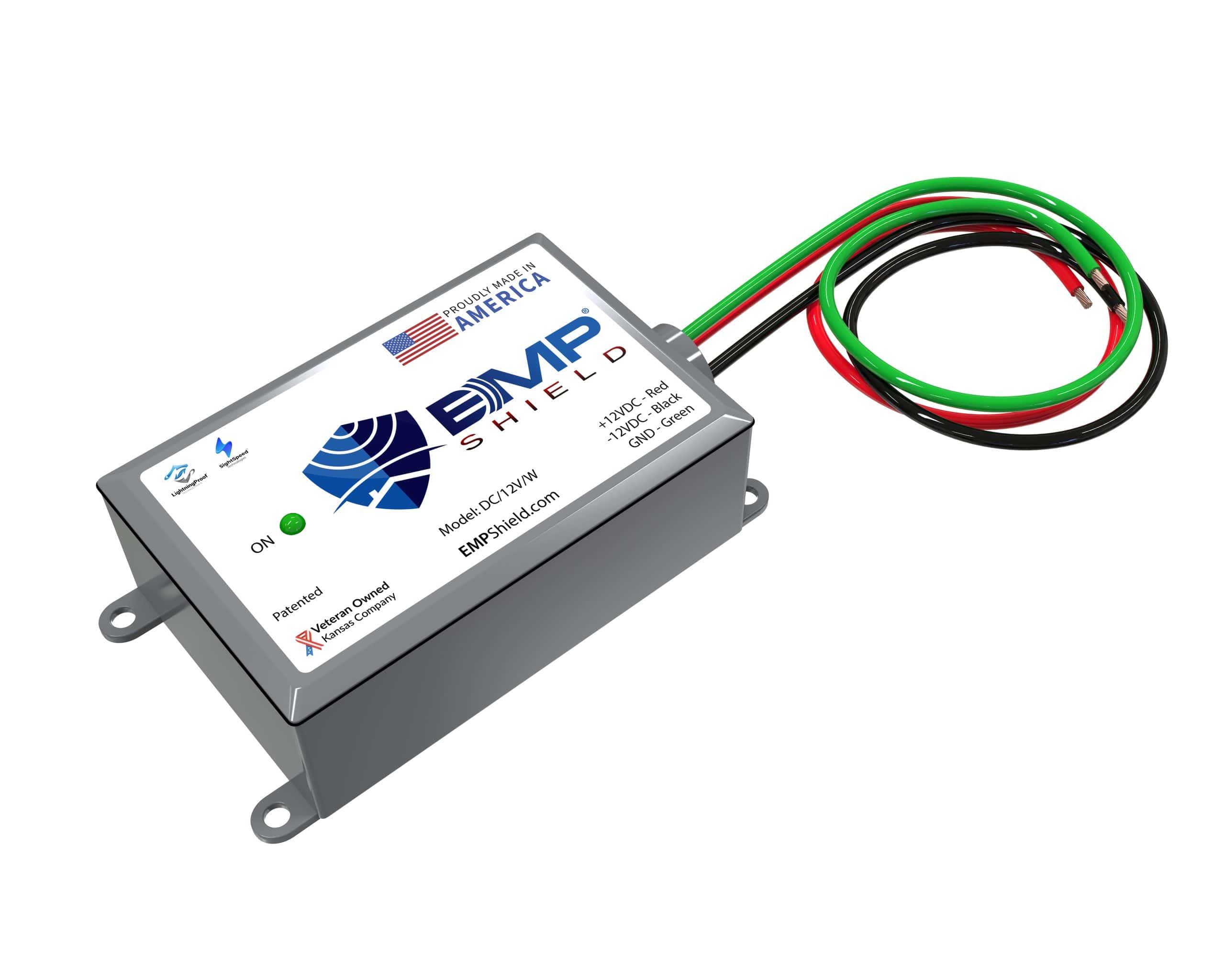 EMP Shield Vehicle EMP Protection 12 Volt DC for Car and Truck Lightning, Solar Flare, and Surge Protection