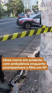 Idosa morre em acidente com ambulância enquanto acompanhava a filha em SP #FalaBrasil #Shorts