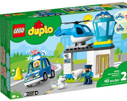 Afbeelding van LEGO DUPLO Politiebureau & Helikopter (10959)