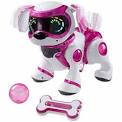 Teksta dog pink