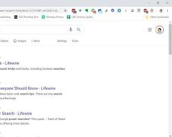 Google Search website