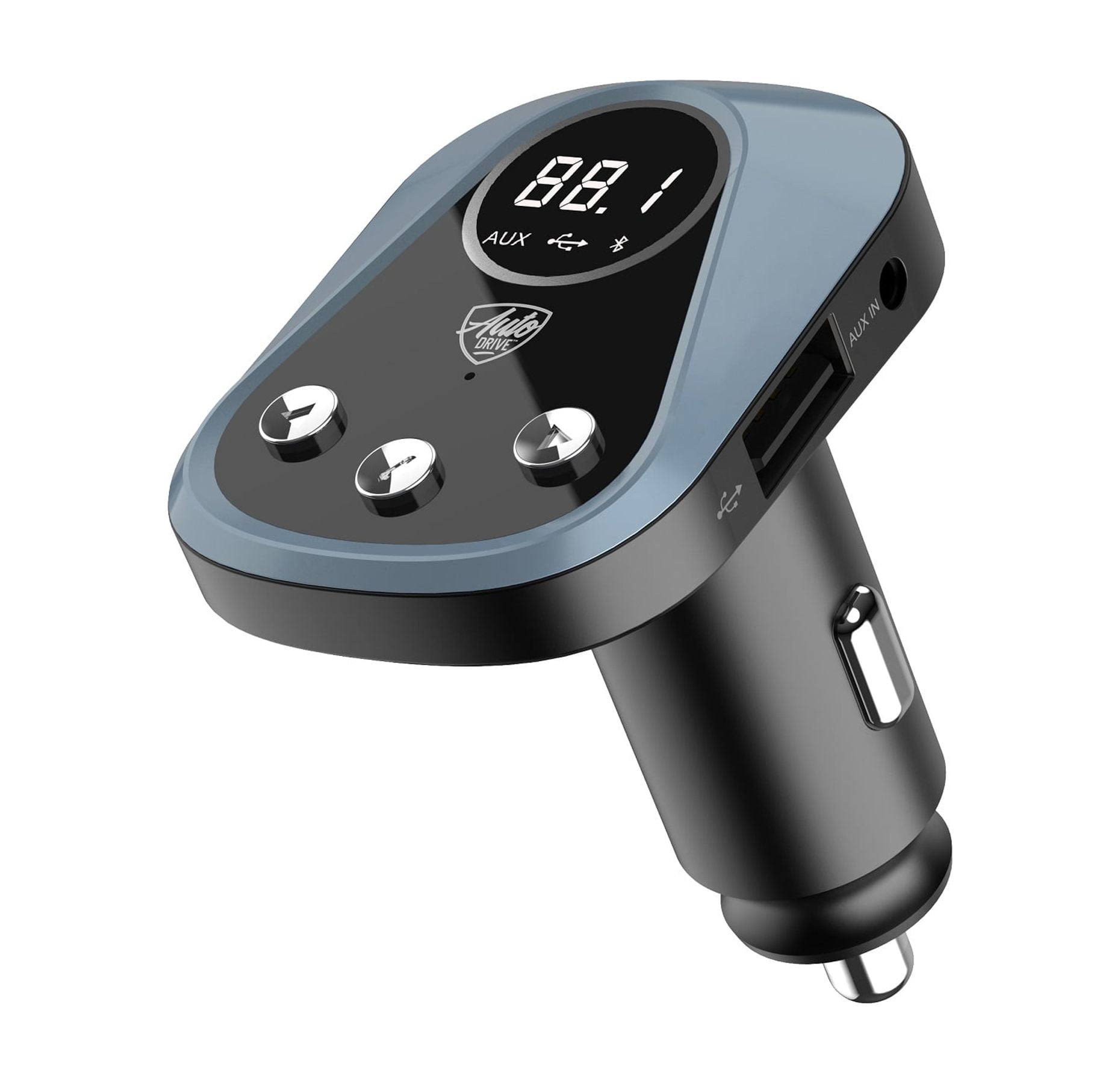 Auto Drive Bluetooth FM Transmitter,with App Control,Compatible with Most Smartphones