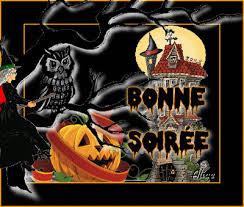 Résultat de recherche d'images pour "chat halloween bonsoir"