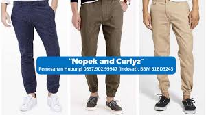 Hasil gambar untuk celana jogger pant cowok