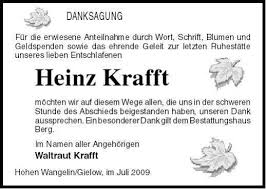 Heinz Krafft-Hohen Wangelin-Gi | Nordkurier Anzeigen