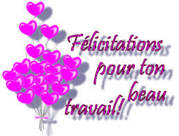Résultat de recherche d'images pour "felicitation"